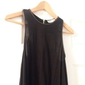 Zara black sleeveless top